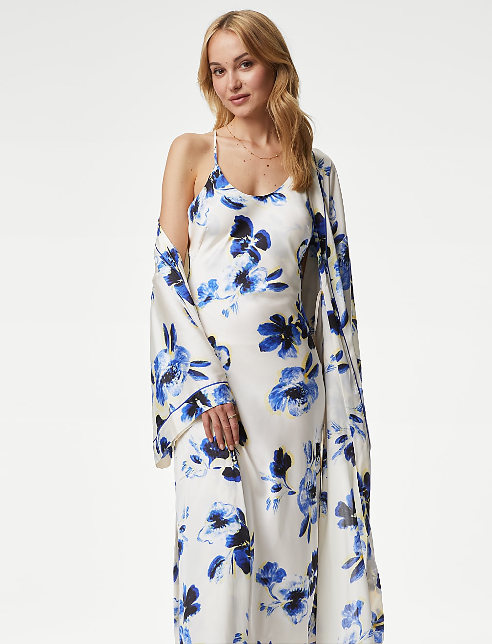 Satin Printed Chemise