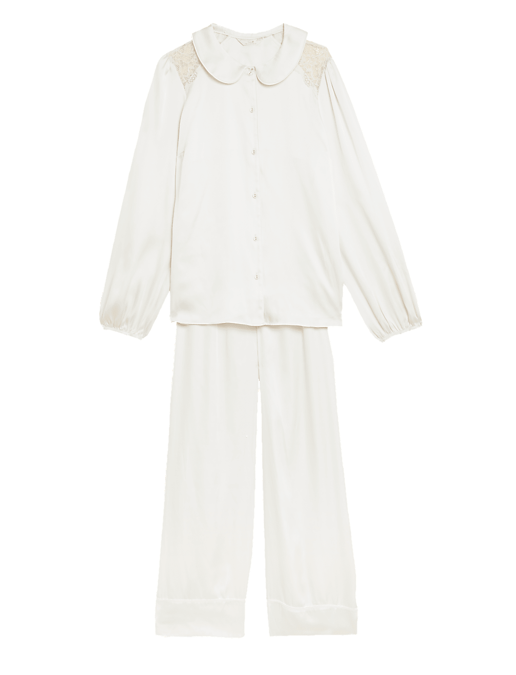 Satin & Lace Revere Pyjama Set