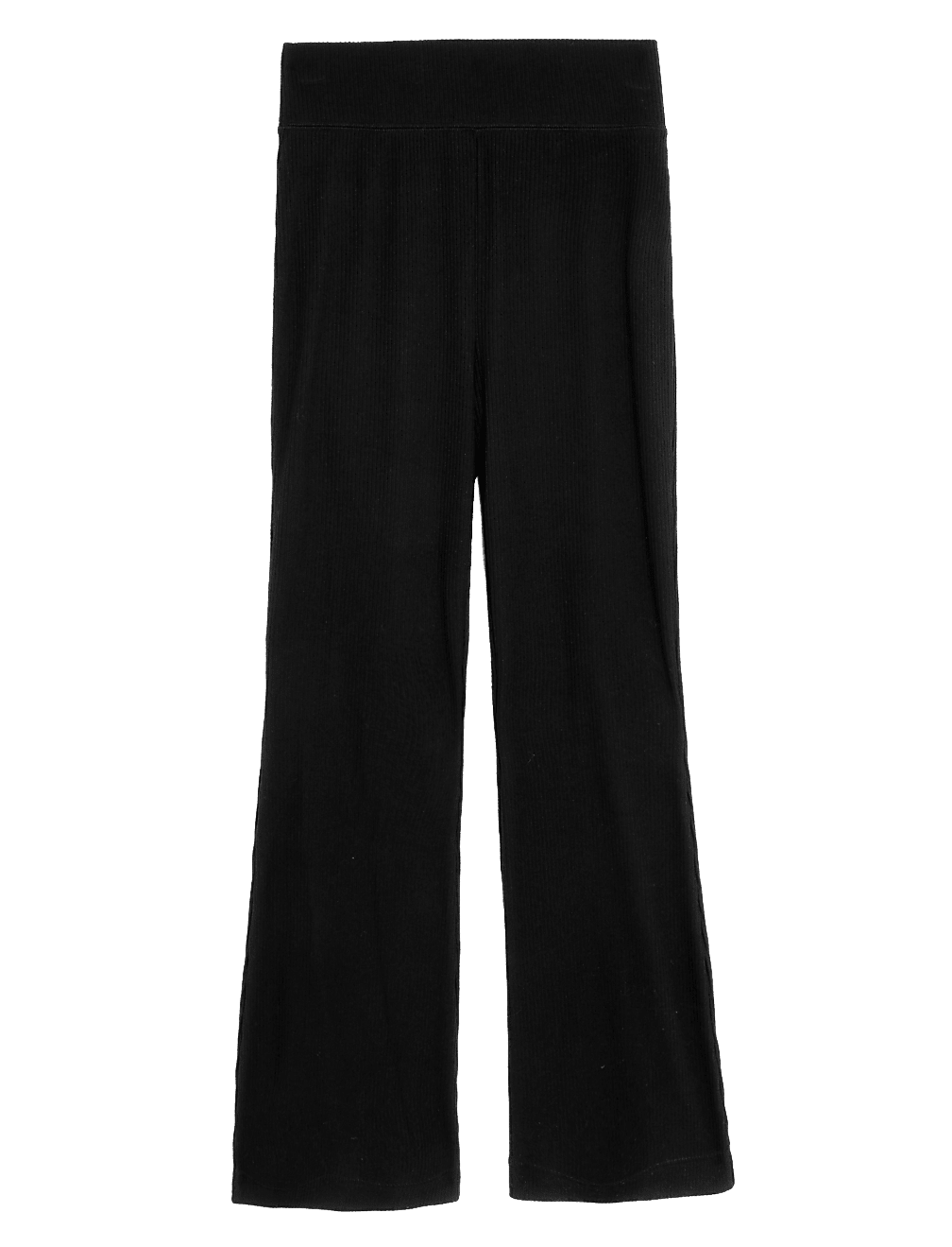 Ribbed Kick Flare Lounge Trousers