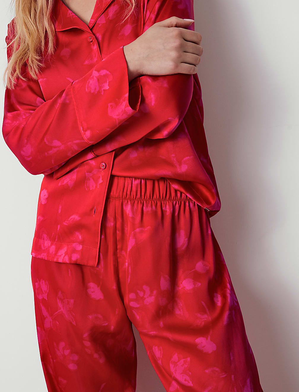 Dream Satin™ Printed Pyjama Set