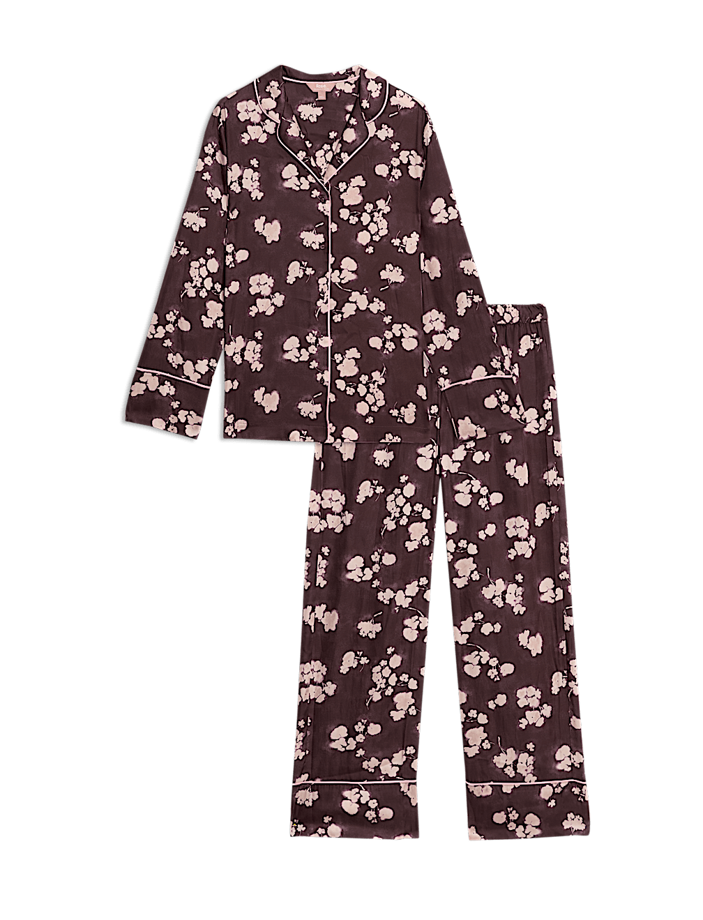 Satin Floral Print Pyjama Set