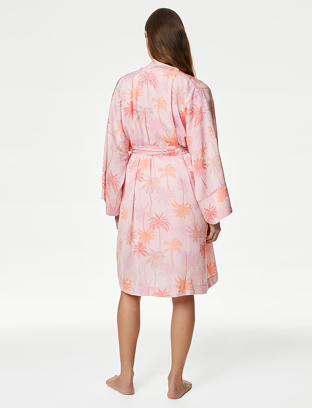 Dream Satin™ Printed Kimono Wrap