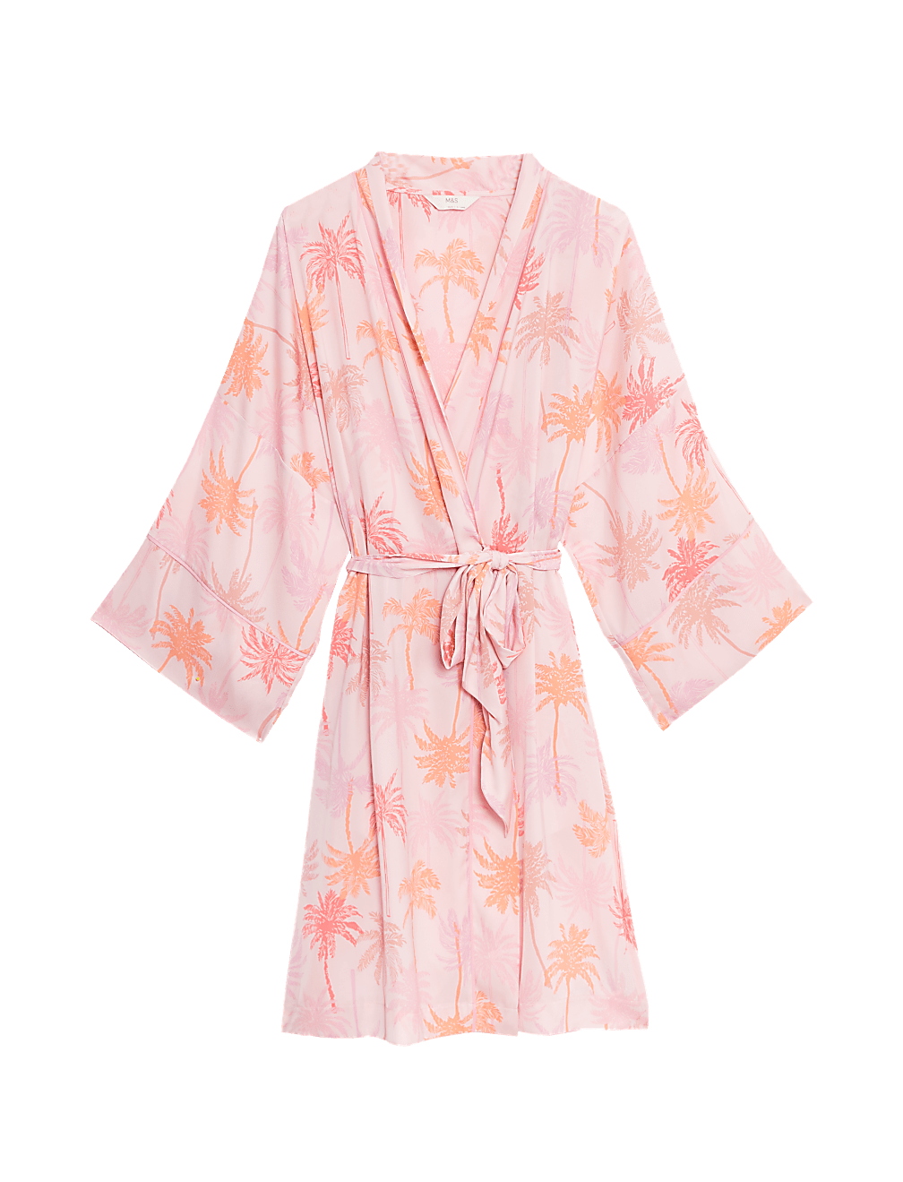Dream Satin™ Printed Kimono Wrap