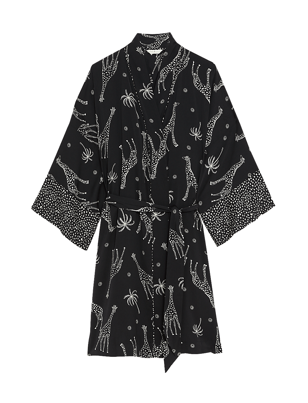 Dream Satin™ Printed Kimono Wrap