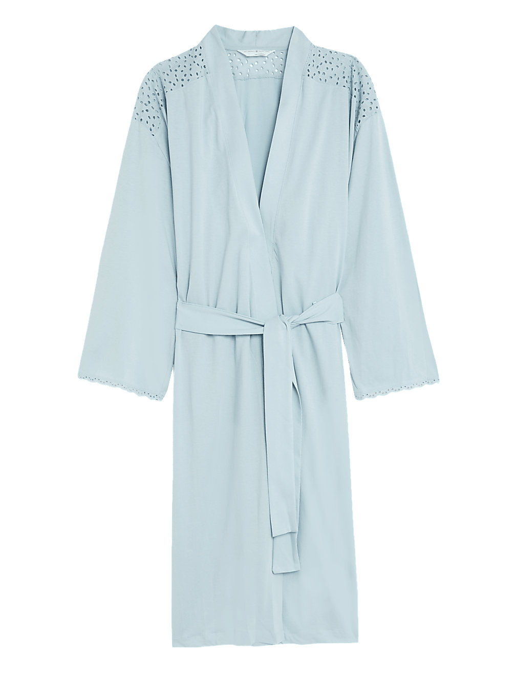 Pure Cotton Tie Dressing Gown