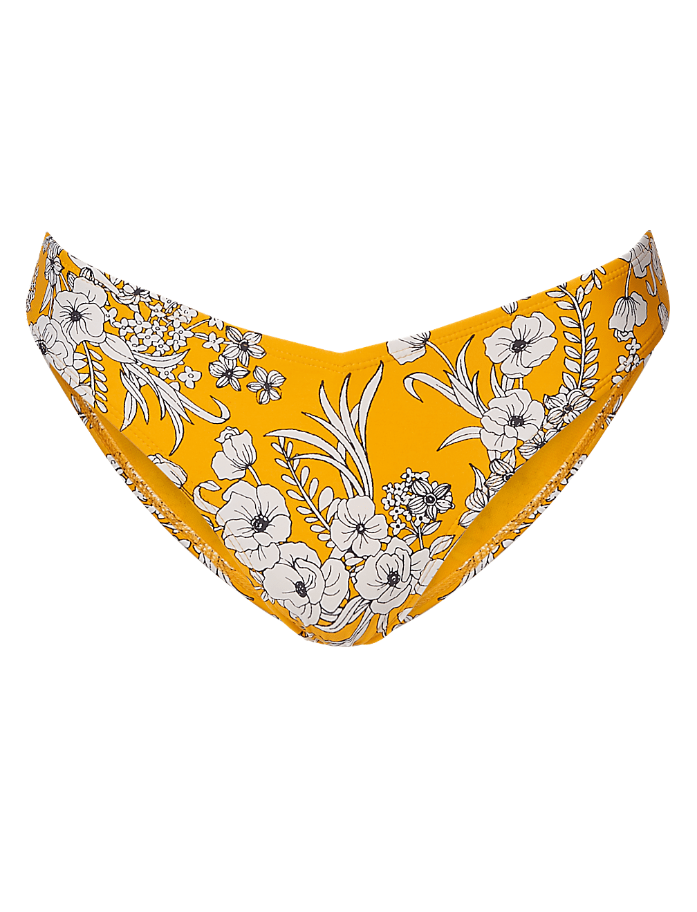 Floral Print Miami Bikini Bottoms