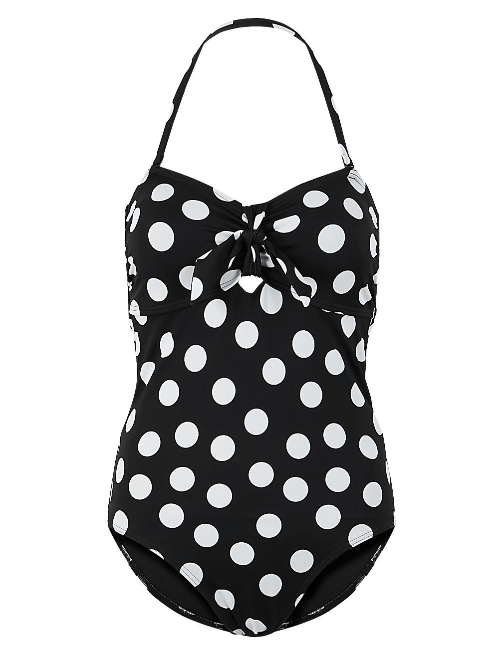 Secret Slimming™ Spotted Bandeau Swimsuit
