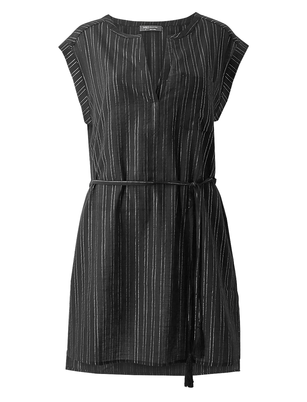 Cotton Rich Mini Shift Beach Dress