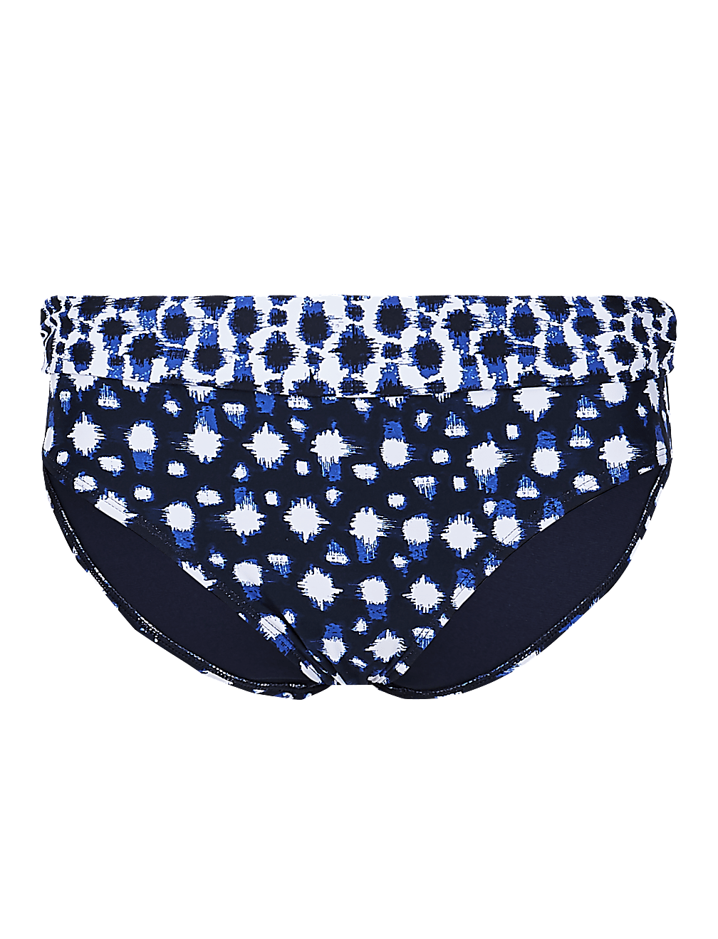 Printed Roll Top Bikini Bottoms