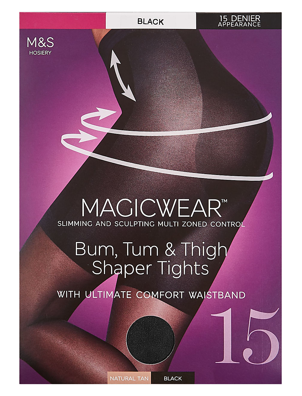 15 Denier Body Shaper Tights