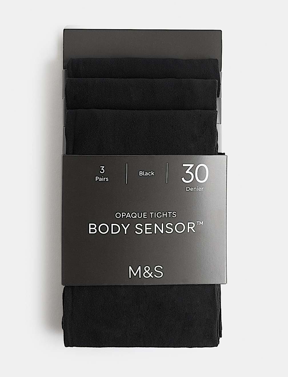 3pk 30 Denier Body Sensor&trade; Tights