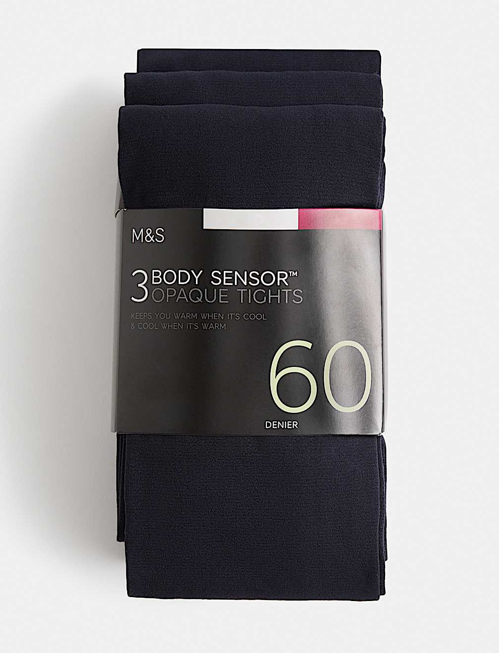 3pk 60 Denier Body Sensor&trade; Tights