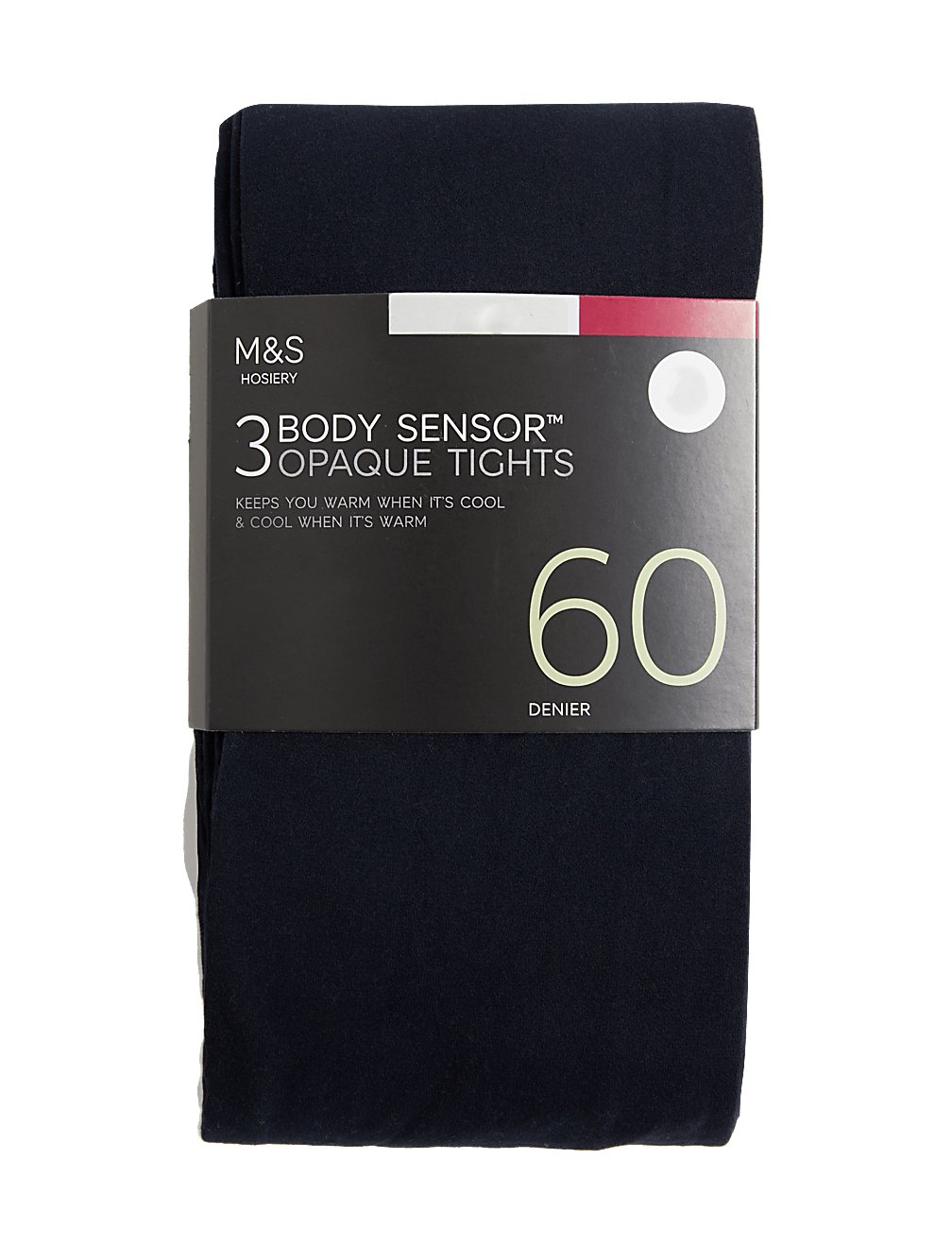 3pk 60 Denier Body Sensor™ Tights