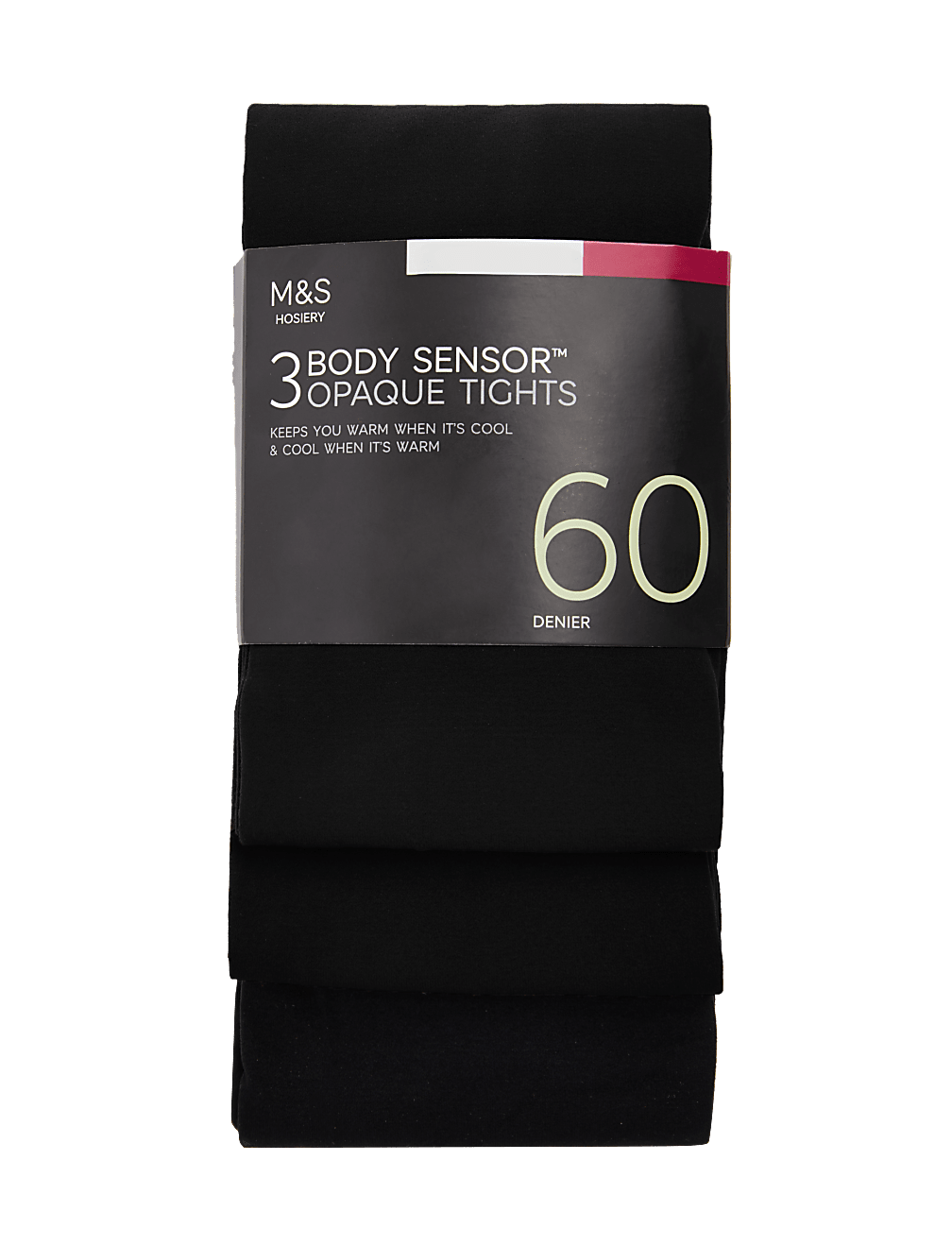 3pk 60 Denier Body Sensor™ Tights