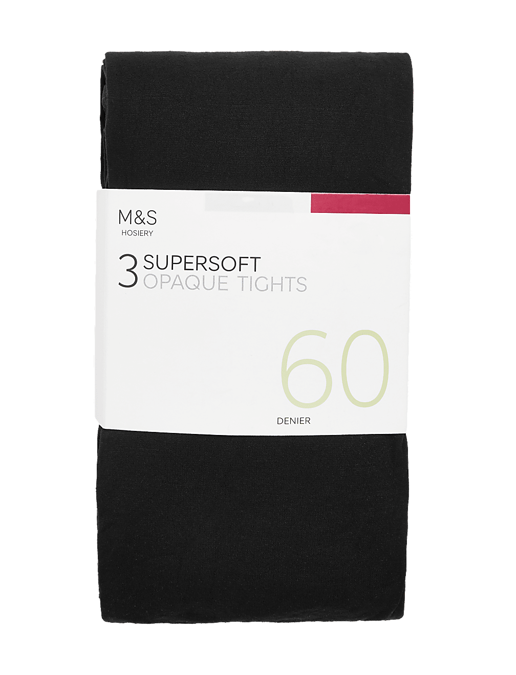 3pk 60 Denier Supersoft Opaque Tights