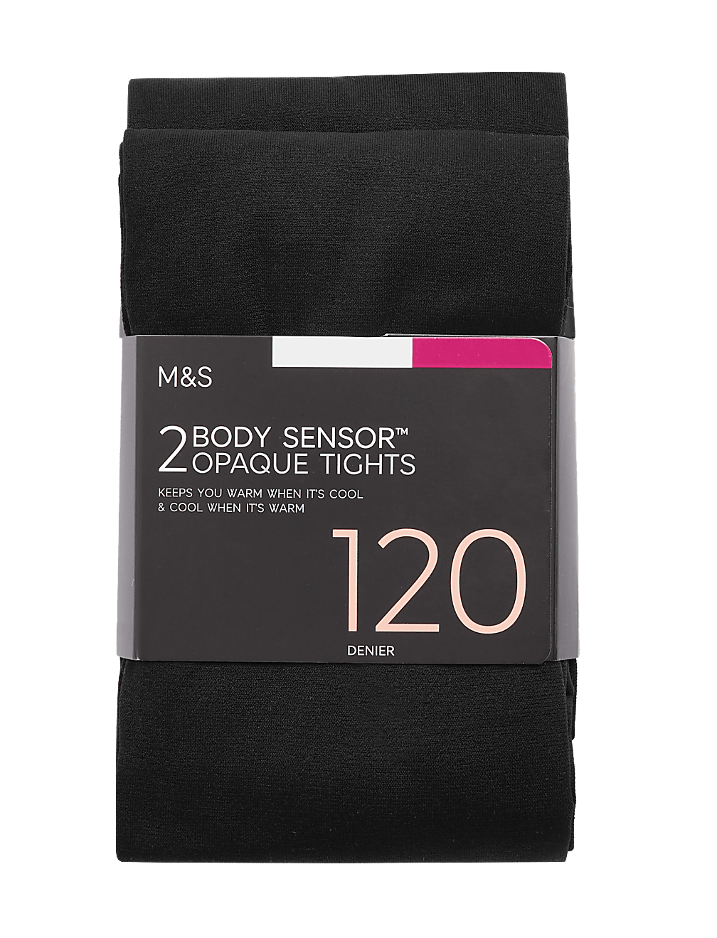 2pk 120 Denier Body Sensor™ Tights