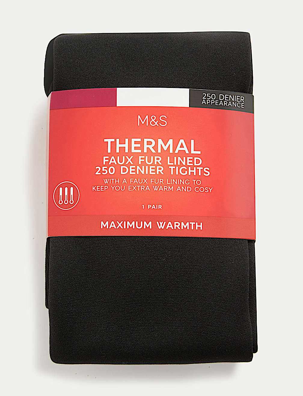 250 Denier Velour Lined Tights