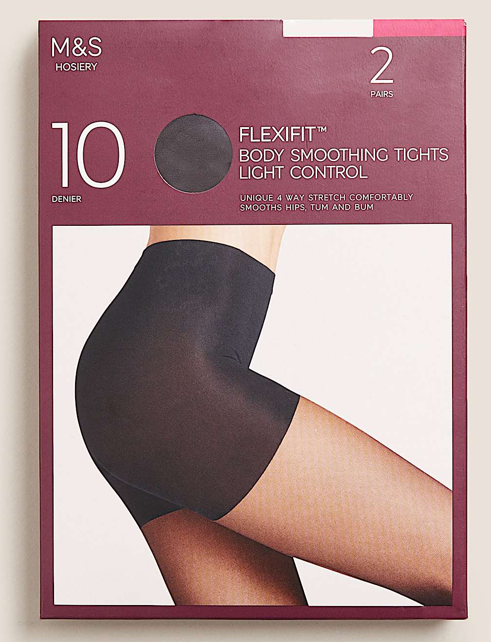 Flexifit&trade; 10 Denier Light Control Tights