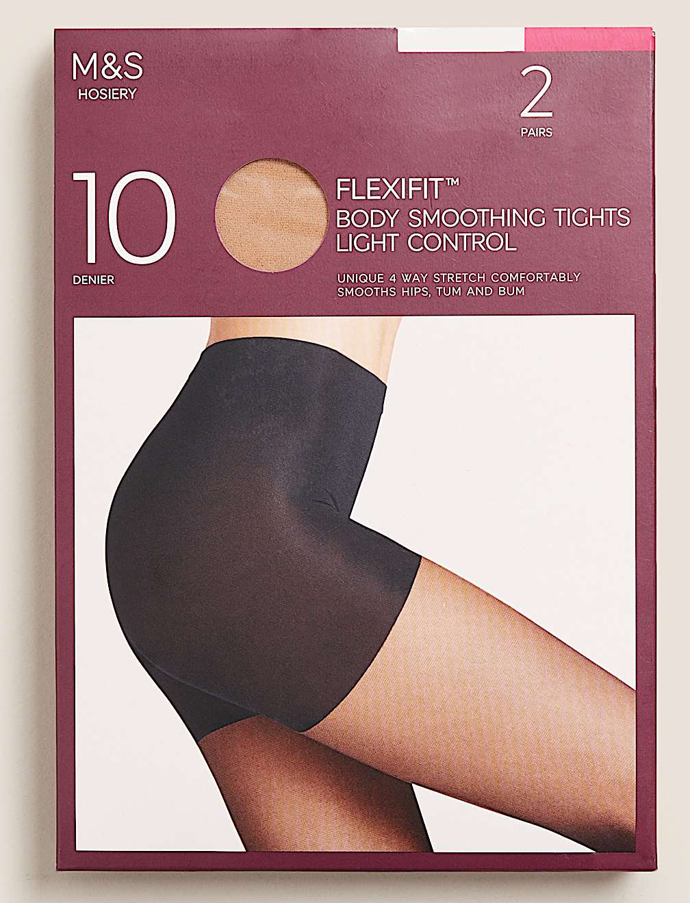 Flexifit&trade; 10 Denier Light Control Tights