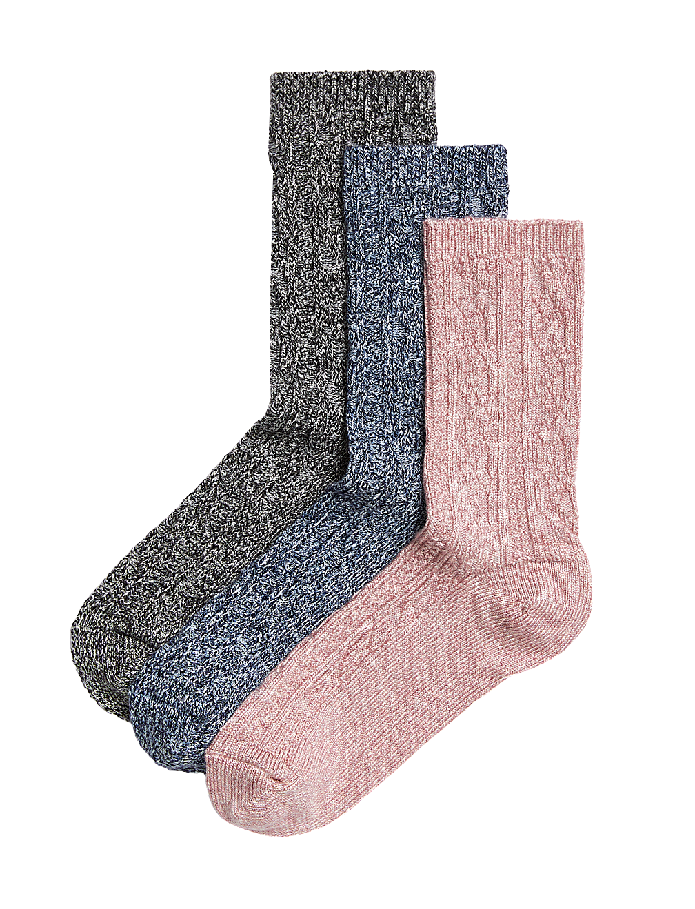 3pk Sumptuously Soft™ Thermal Socks