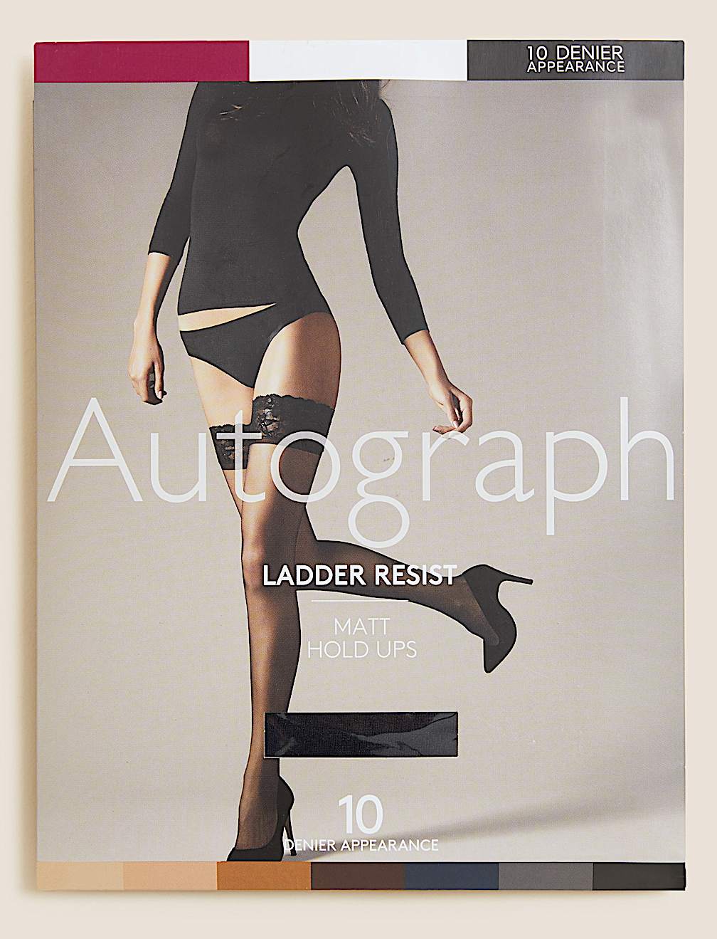 10 Denier Ladder Resist Matt Hold-ups