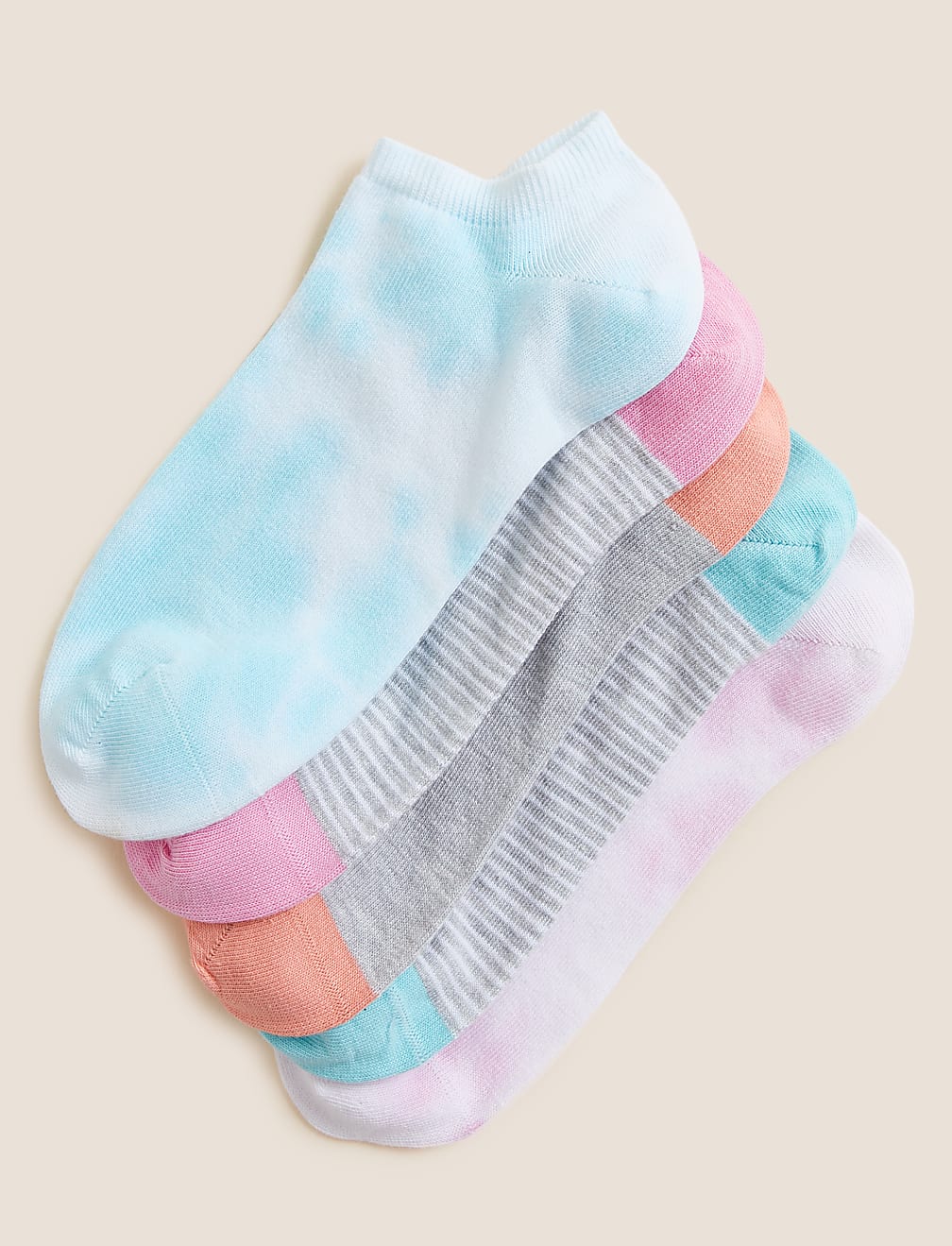 5pk Cotton Rich Seamless Toes Trainer Liners™