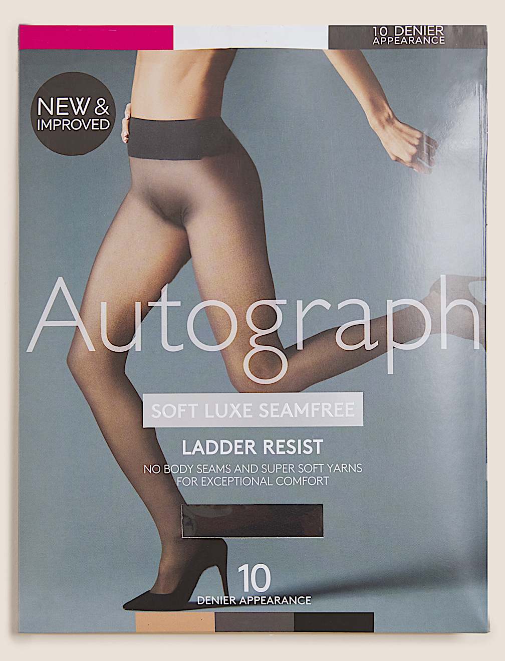 10 Denier Soft Luxe Seamless Tights