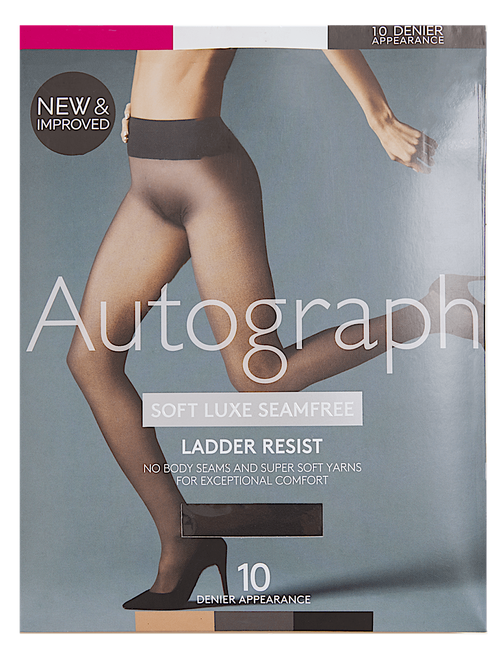 10 Denier Soft Luxe Seamless Tights