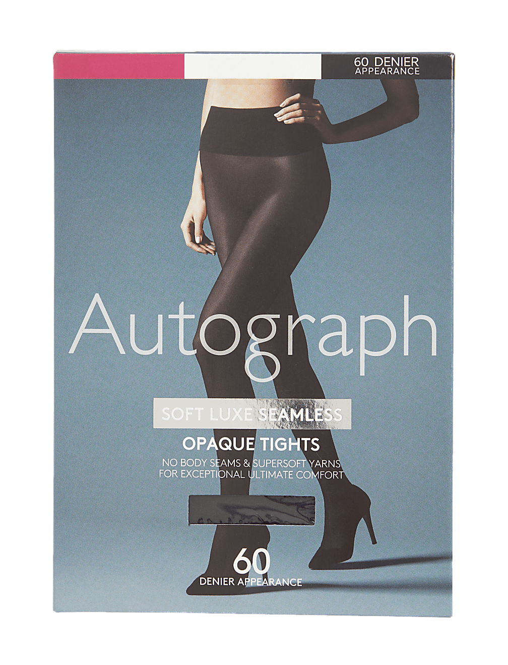 60 Denier Soft Luxe Seamless Opaque Tights