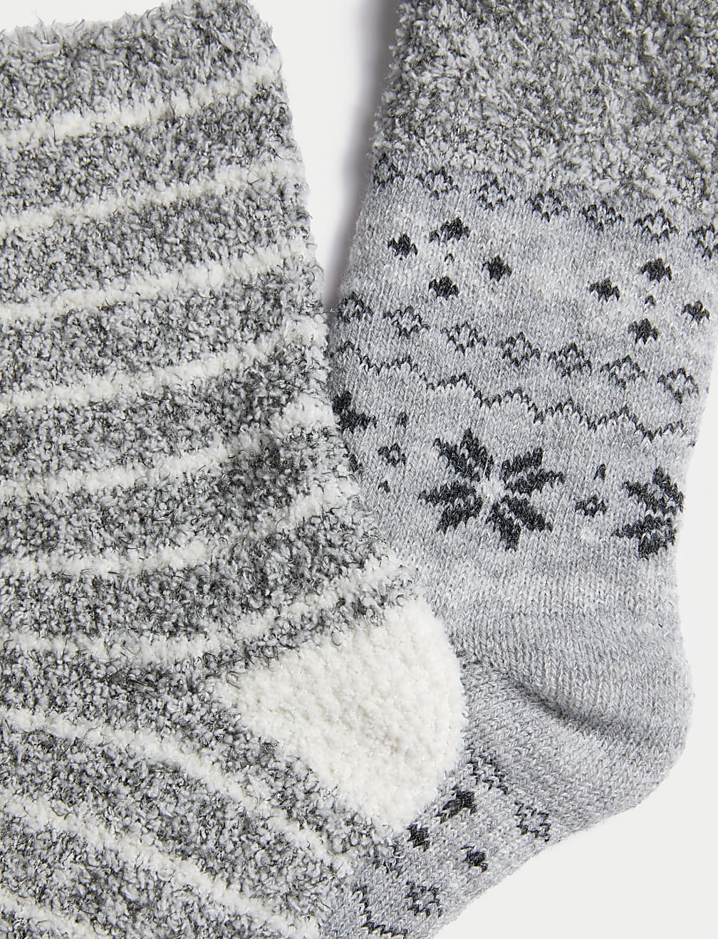 2pk Fairisle Cosy Thermal Socks
