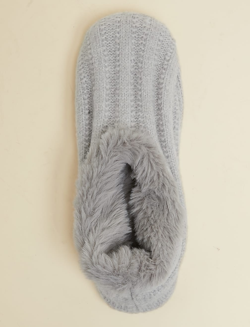 Ribbed Short Bootie Slipper Socks
