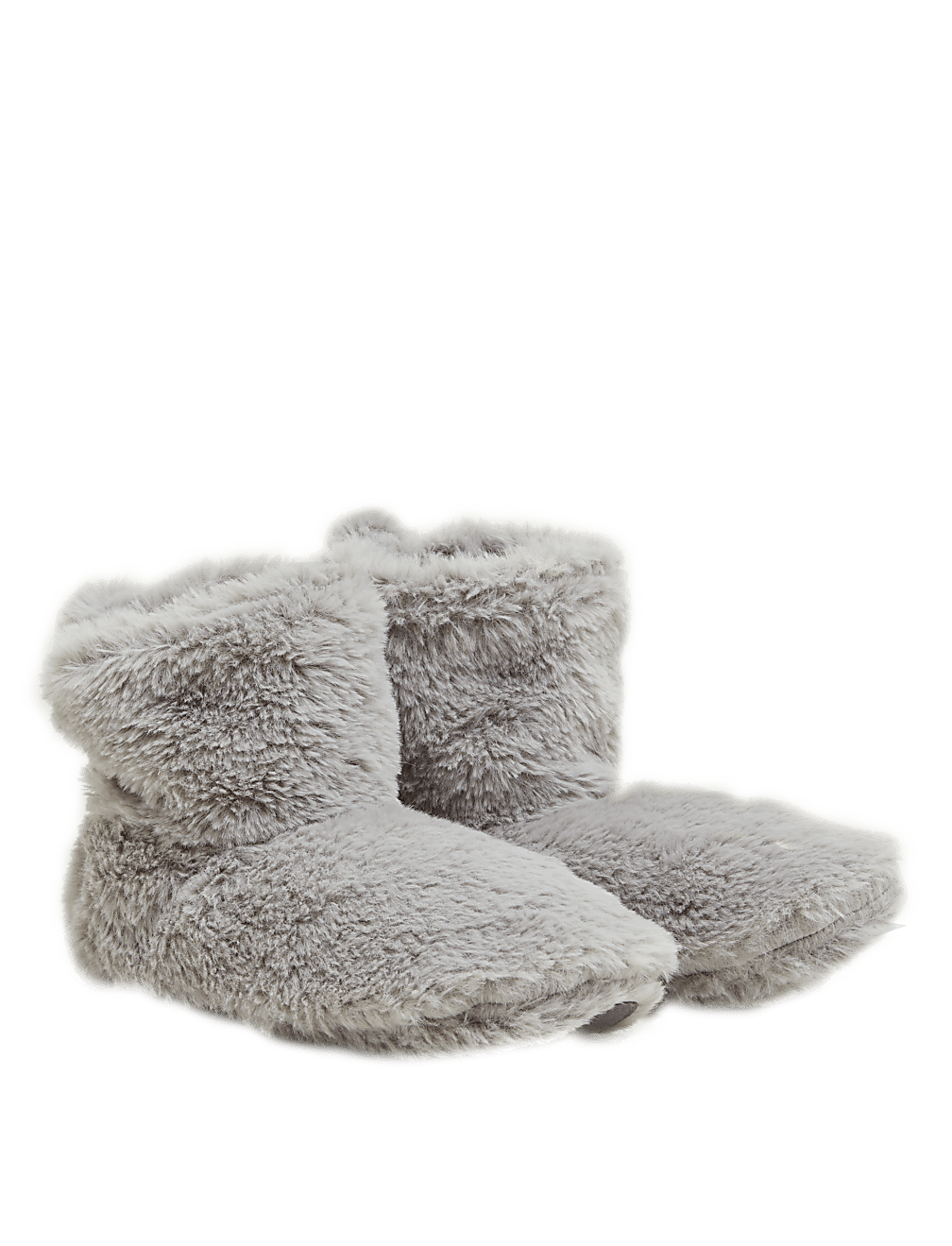Faux Fur Pom Bootie Slipper Socks