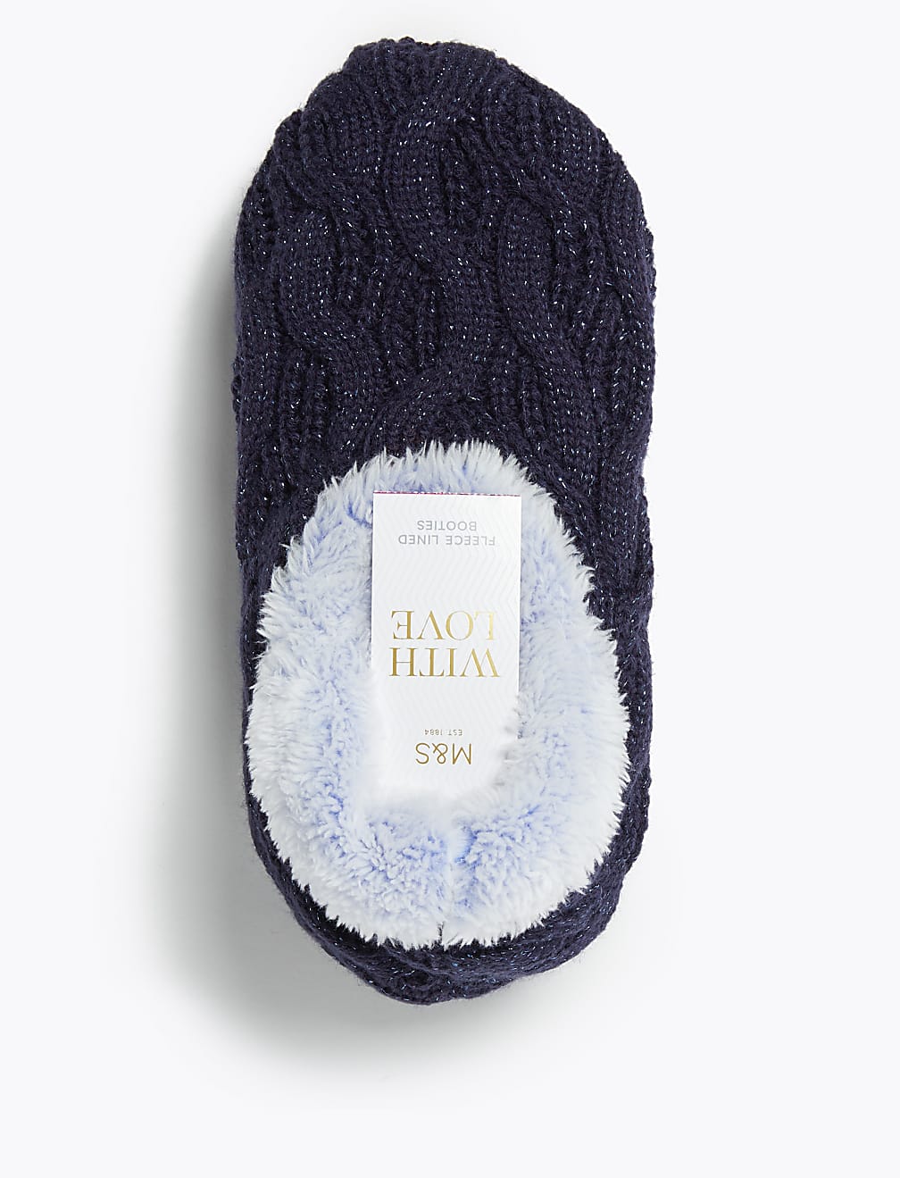 Knitted Fleece Booties