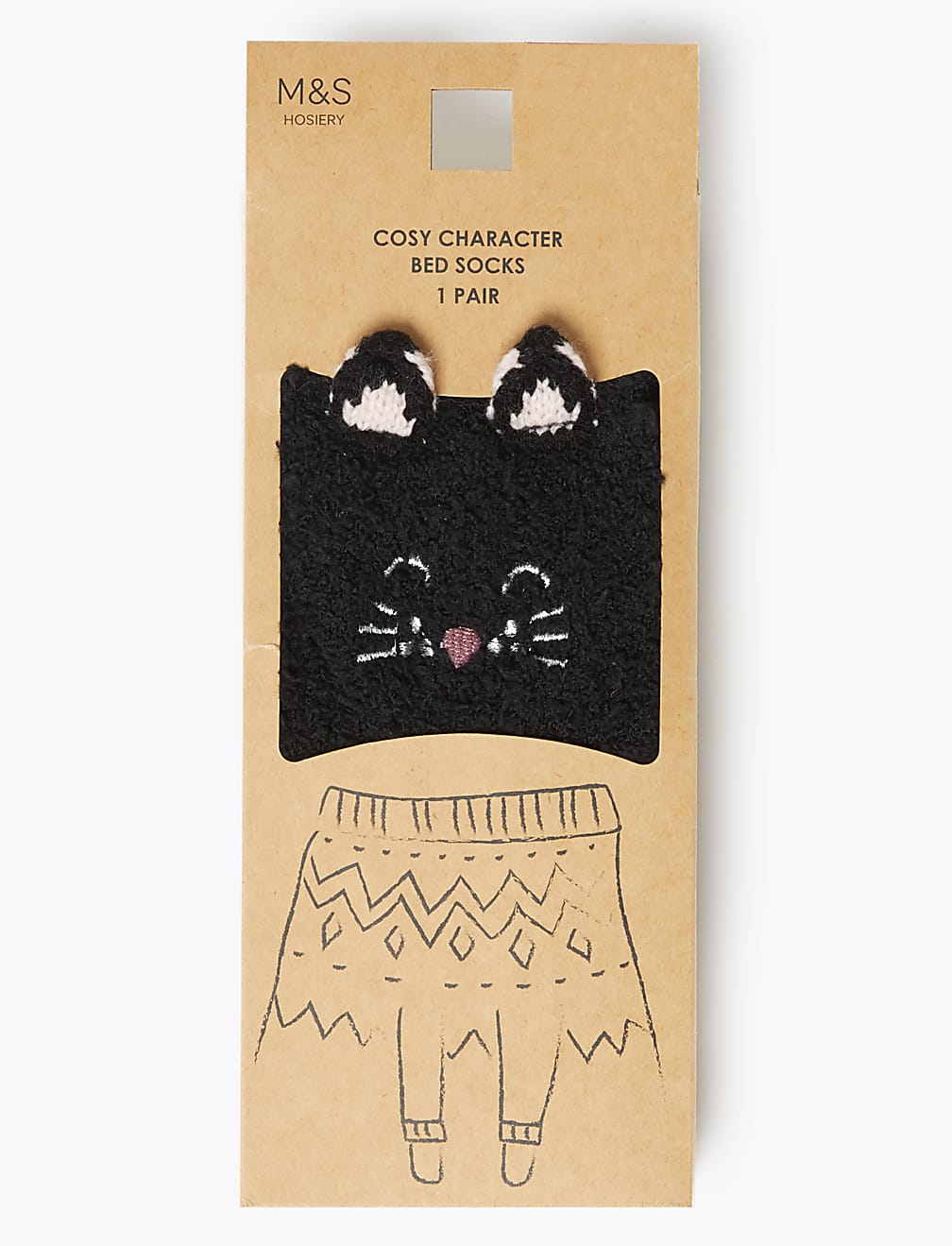 Cosy Cat Socks In A Box