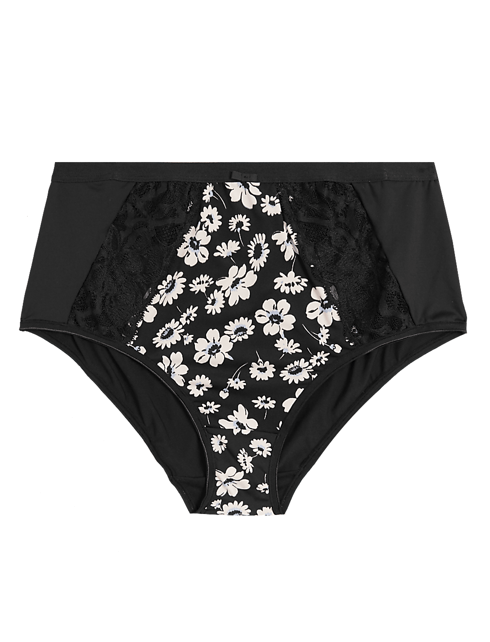 High Rise Floral Full Briefs