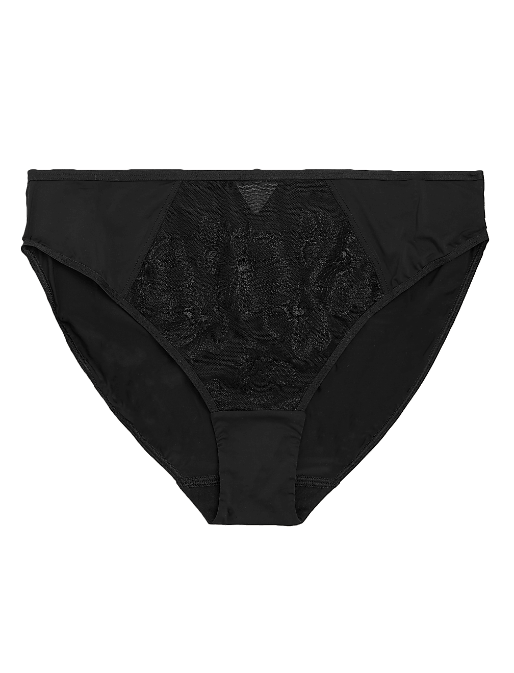 Embrace Embroidered High Leg Knicker