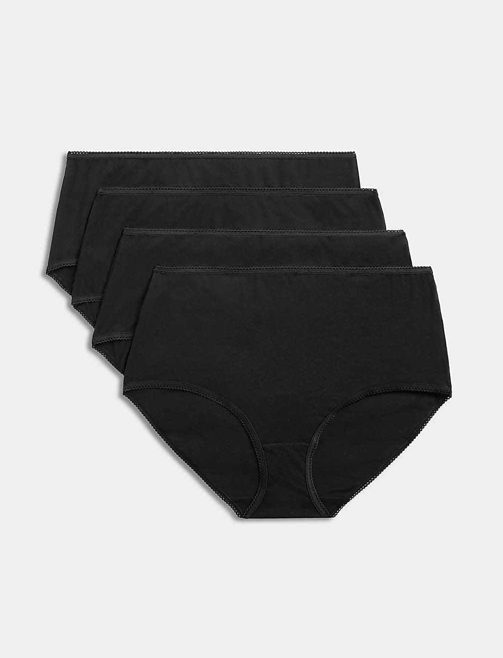 4 Pack High Rise Shorts