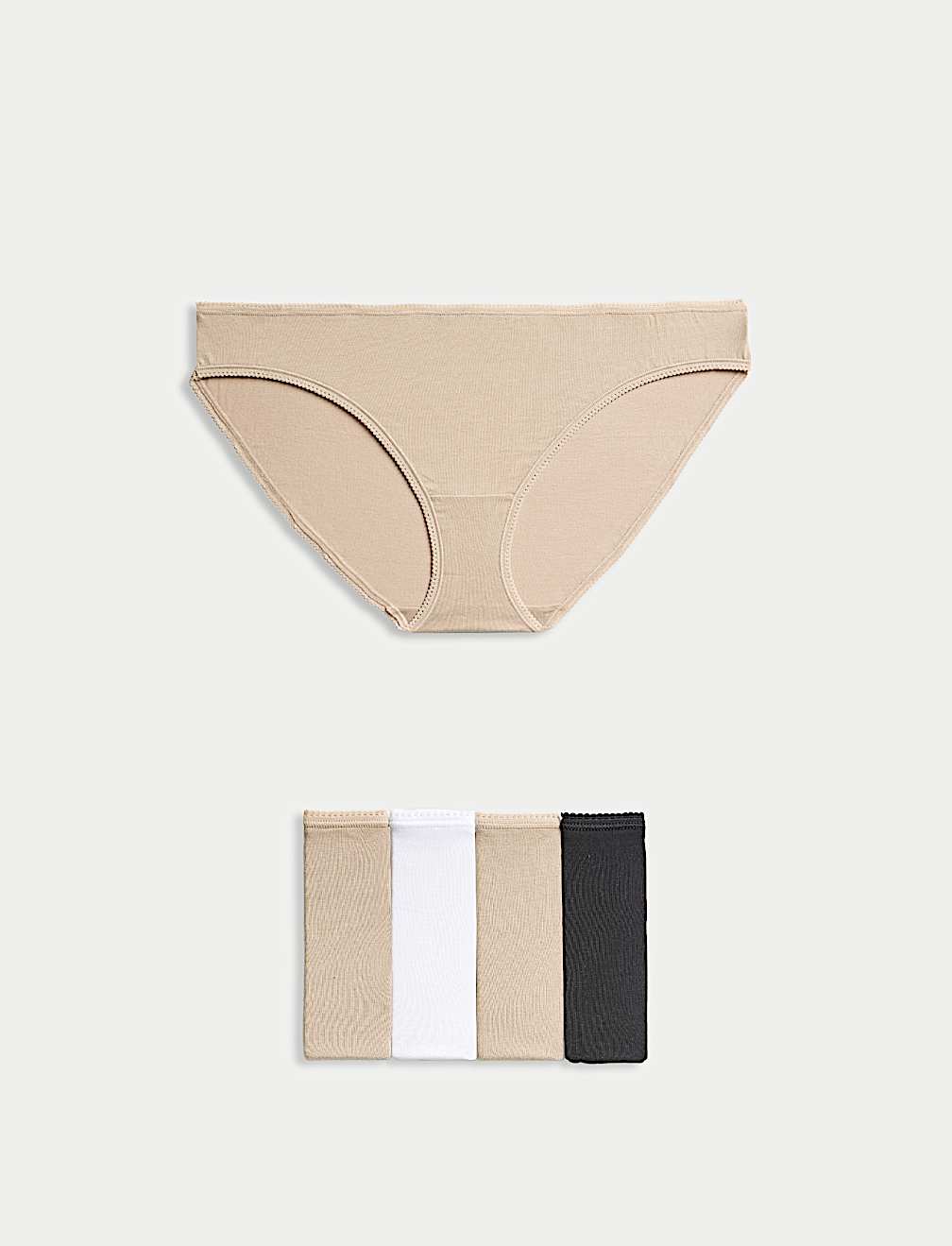 Pack of 5 Cotton Mix Slim Fit Knickers