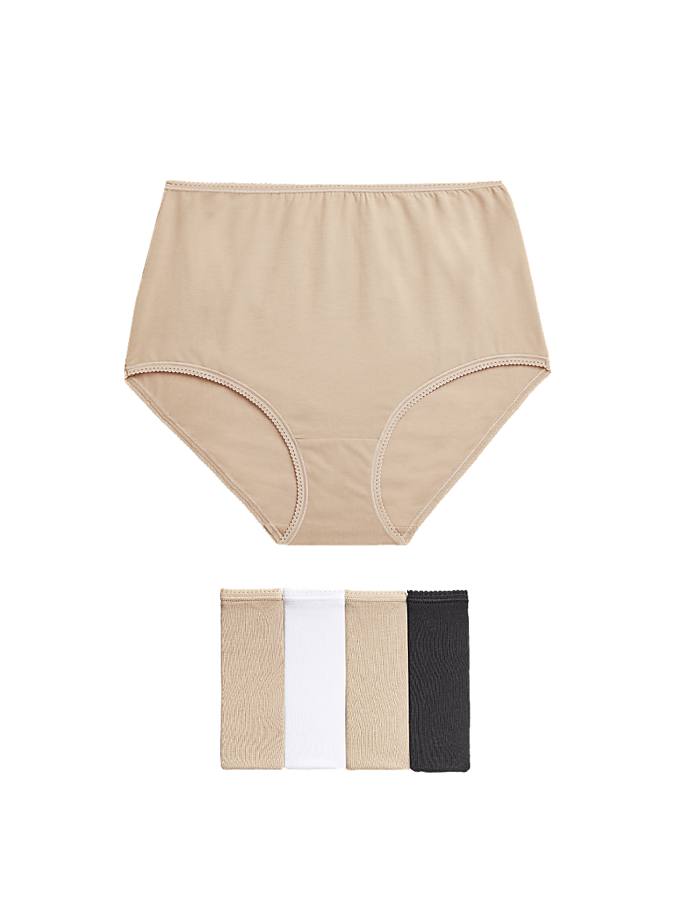 Pack of 5 Cotton Mix Slim Fit Knickers