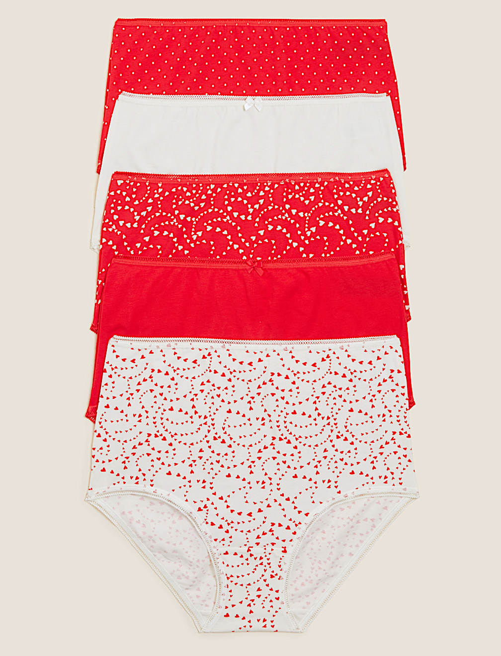 5 Pack Cotton Mix Skinny Fit Knicker