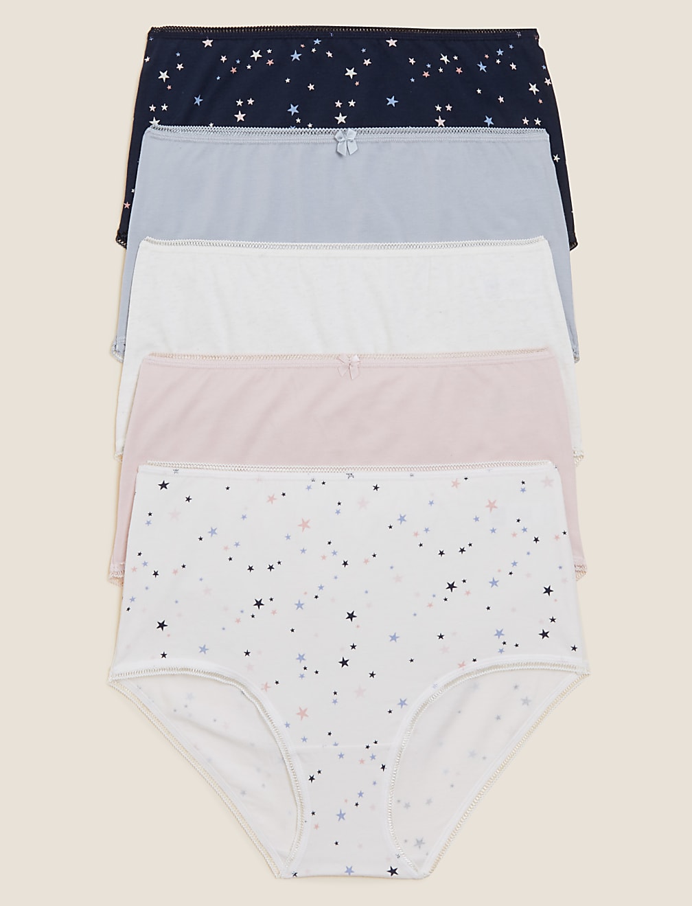 5 Pack Cotton Mix Skinny Fit Knicker