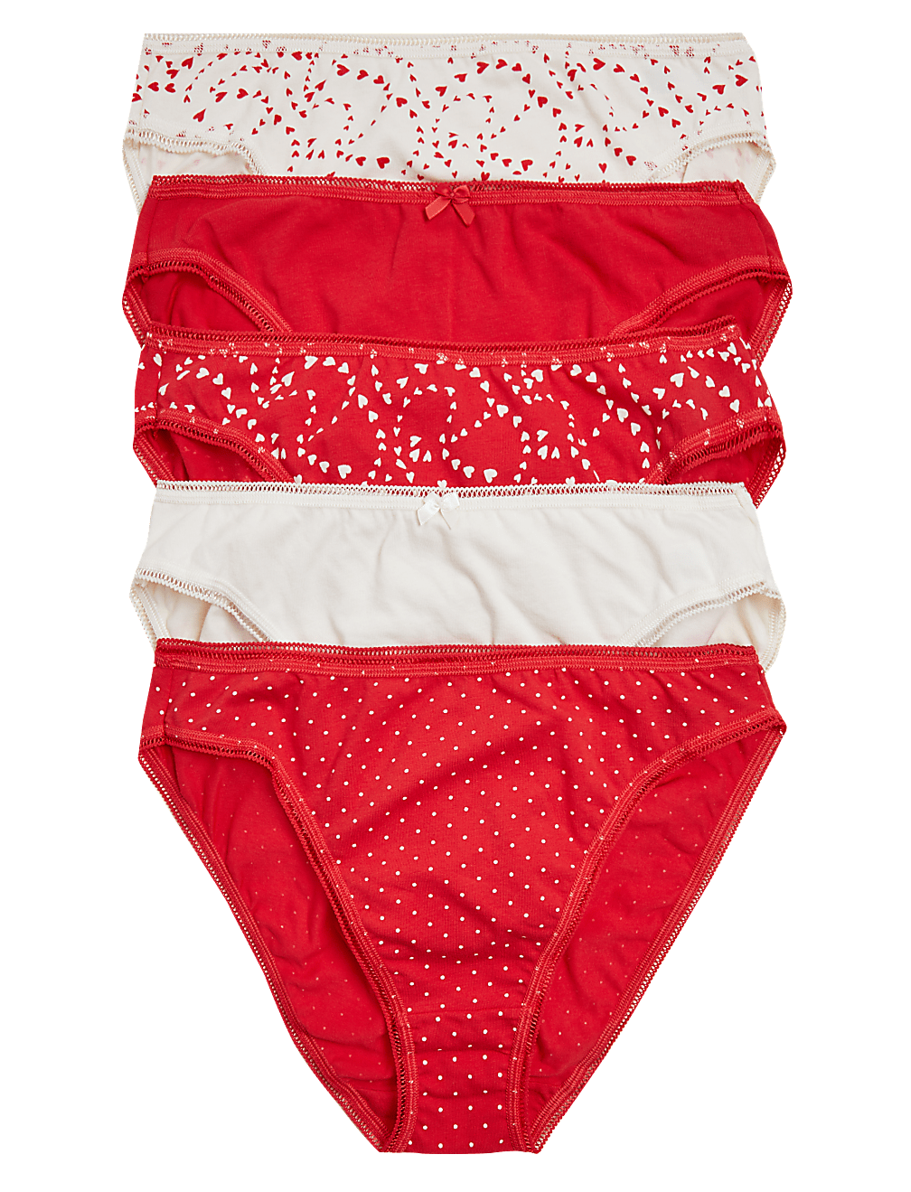 5 Pack Cotton Mix Skinny Fit Knicker