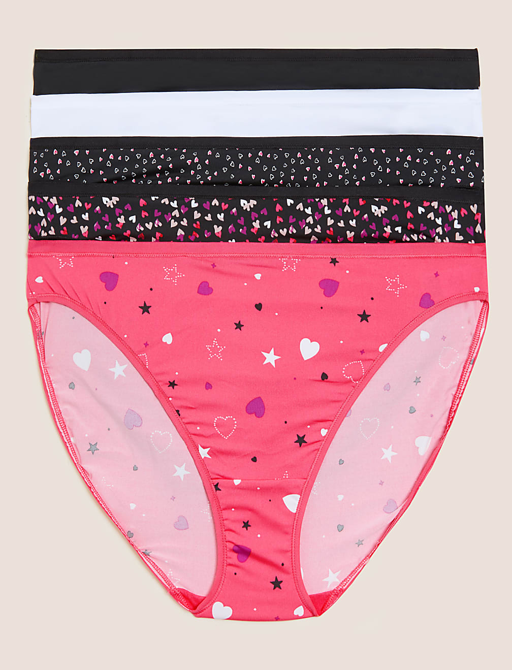 HEART NO VPL 5PK HL