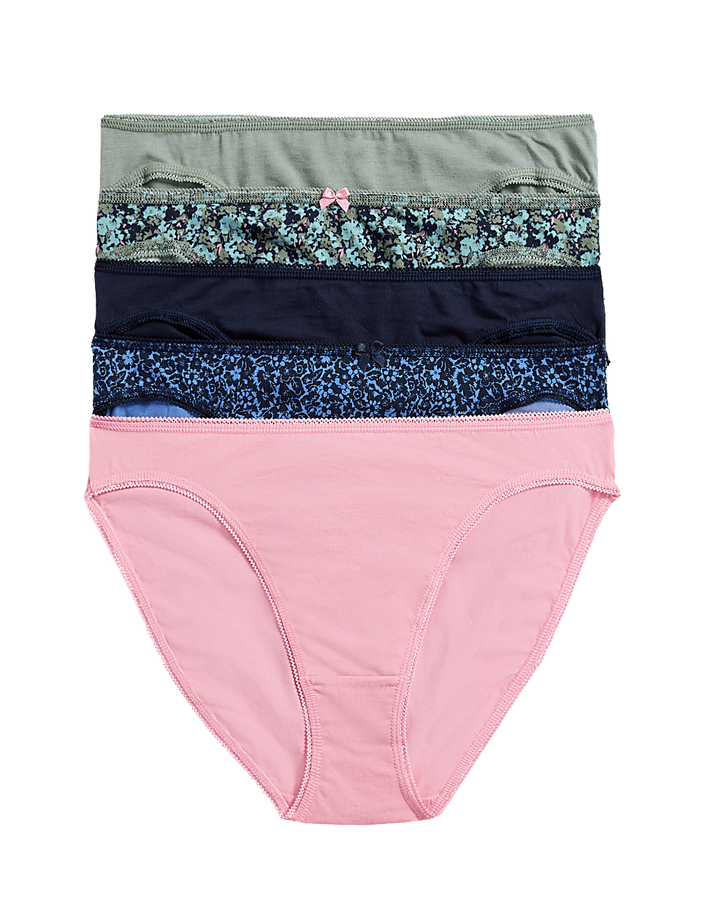 Low Rise Striped Shorts