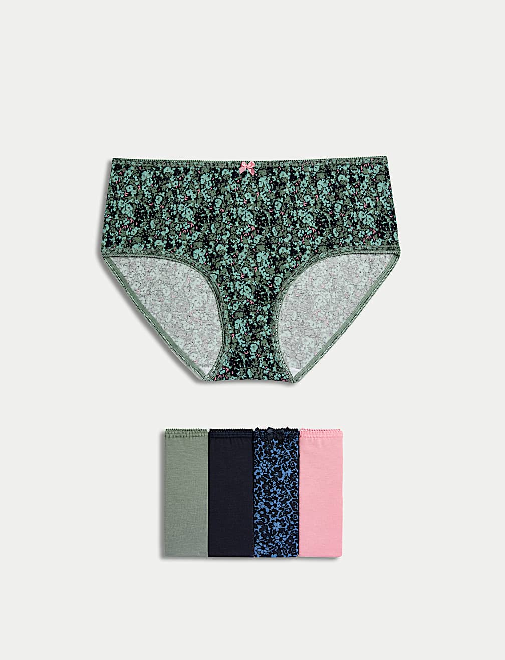 Pack 5 Cotton Mix Knickers