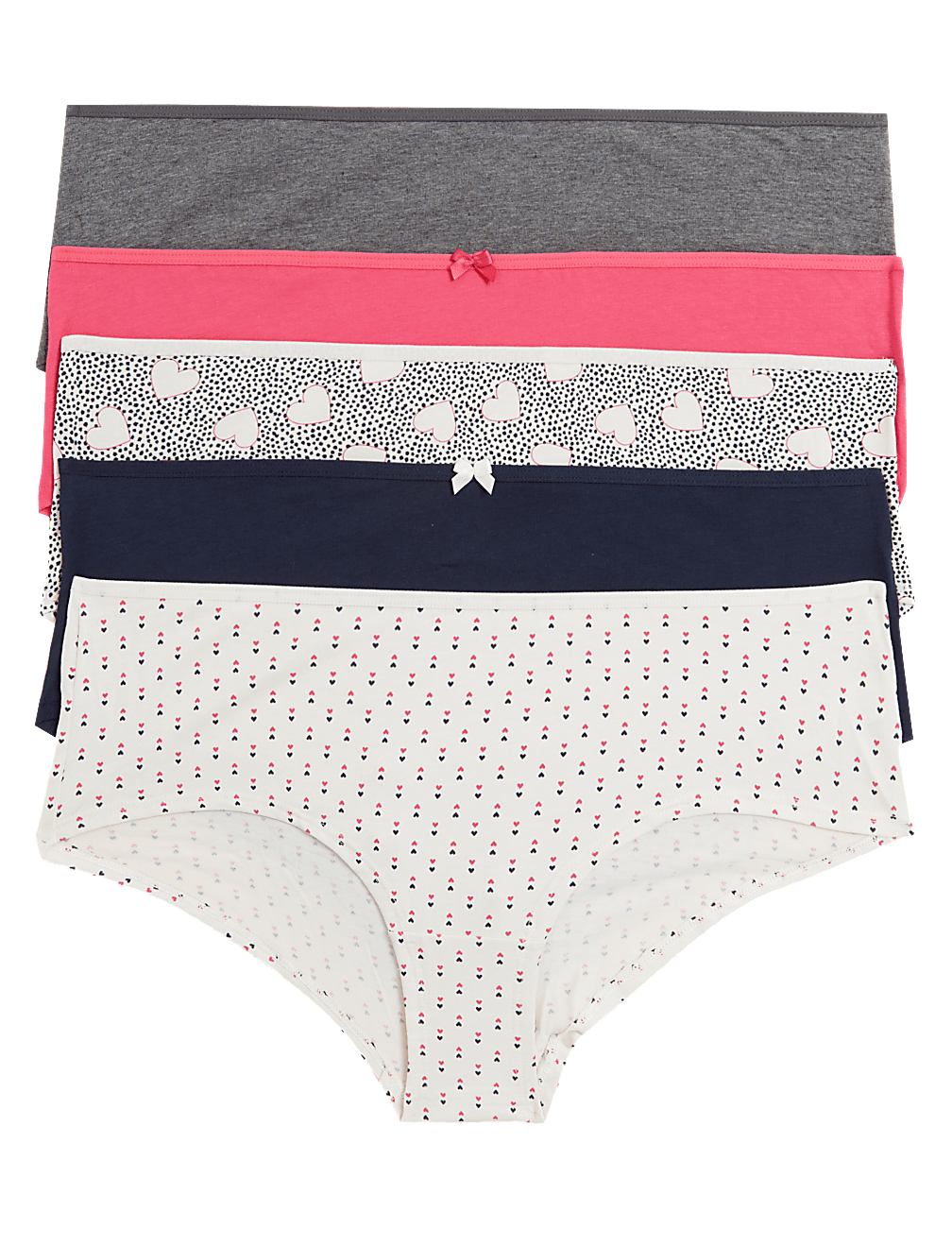 Low Rise Striped Shorts