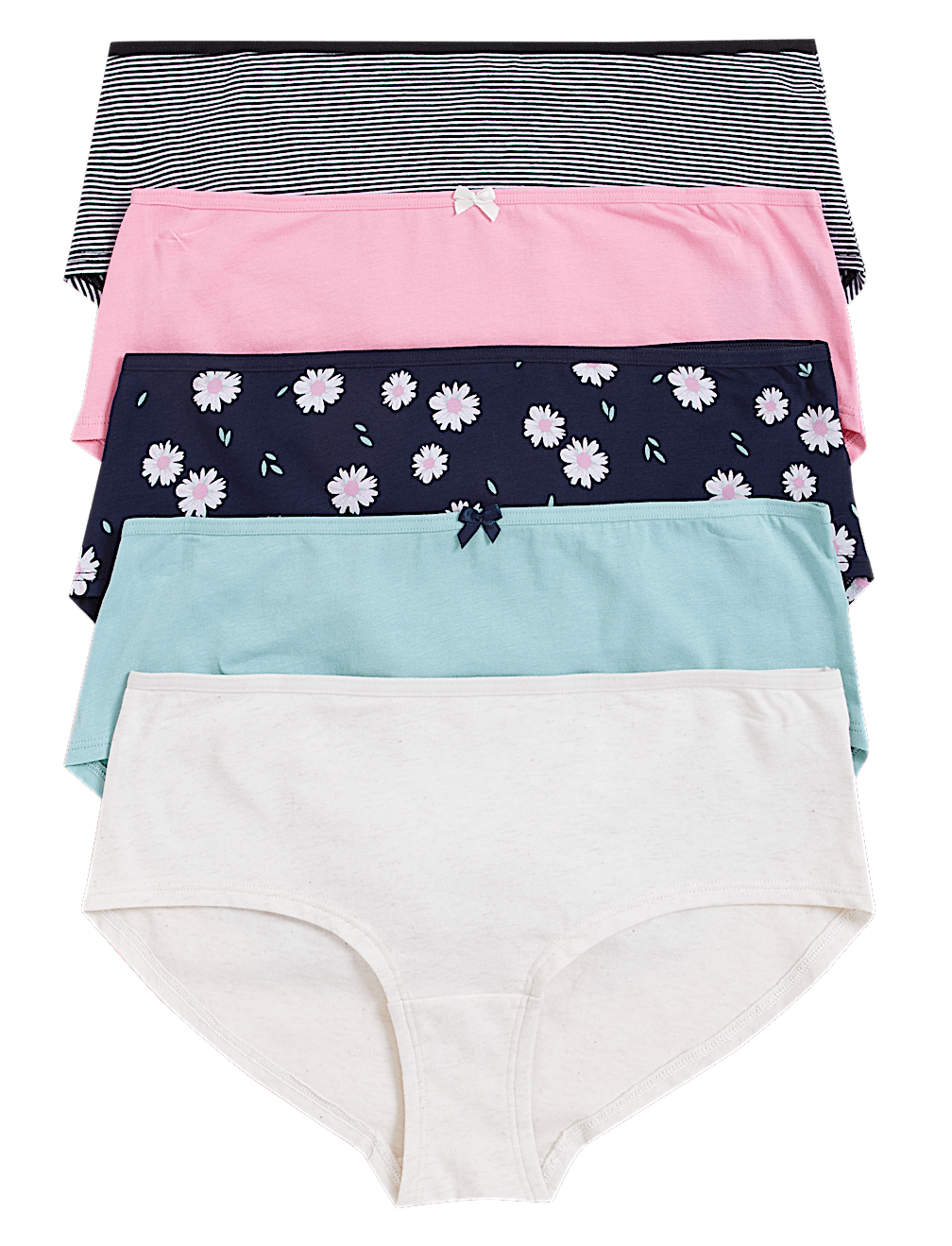 Low Rise Striped Shorts