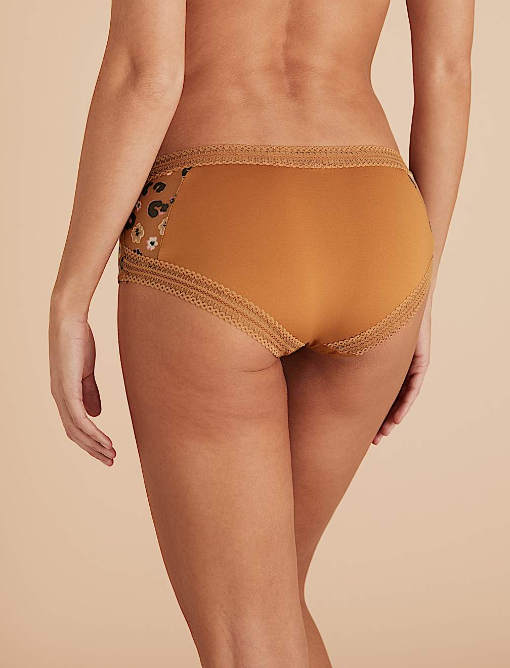 Microfibre & Printed Mesh Shorts
