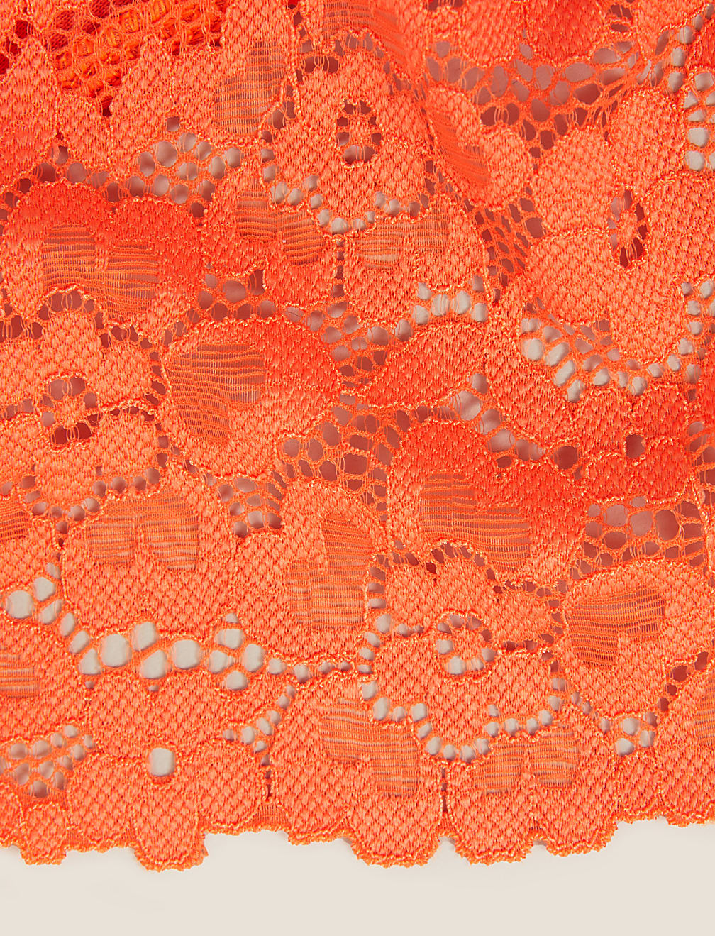 Cotton & Lace High Leg Knickers