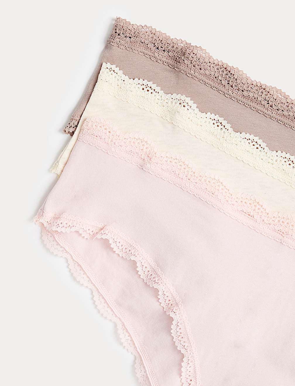 3pk Cotton Rich Hipster Knickers